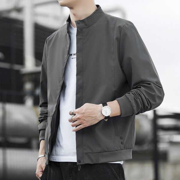 2021 men's spring and autumn style in fashionable young fine turtleneck standing black cargo jacket s3p9, White;black
2021 men's spring and autumn style in fashionable young fine turtleneck standing black cargo jacket s3p9, White;black