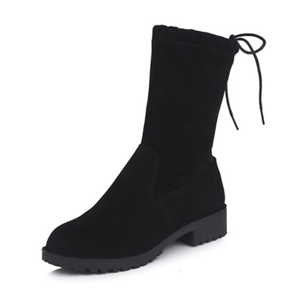 fall 2021 new winter fashion mid-calf foot-round cross lace to shoes elegant lady women's boots 35-43 y9ze, Black
fall 2021 new winter fashion mid-calf foot-round cross lace to shoes elegant lady women's boots 35-43 y9ze, Black