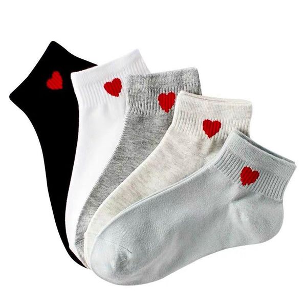 5 pairs women short socks red heart cute college comfortable female socks soft cotton spring summer autumn girls sock sox sokken, Black;white
5 pairs women short socks red heart cute college comfortable female socks soft cotton spring summer autumn girls sock sox sokken, Black;white