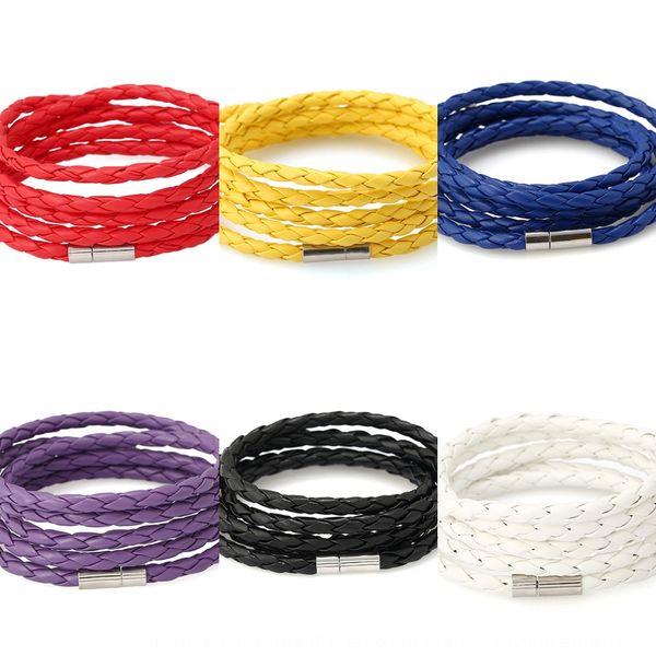 selling pu multi-layer woven versatilegirl's hand ropeimitation cowhide leather bracelet leather bracelet ubj0l, Golden;silver
selling pu multi-layer woven versatilegirl's hand ropeimitation cowhide leather bracelet leather bracelet ubj0l, Golden;silver