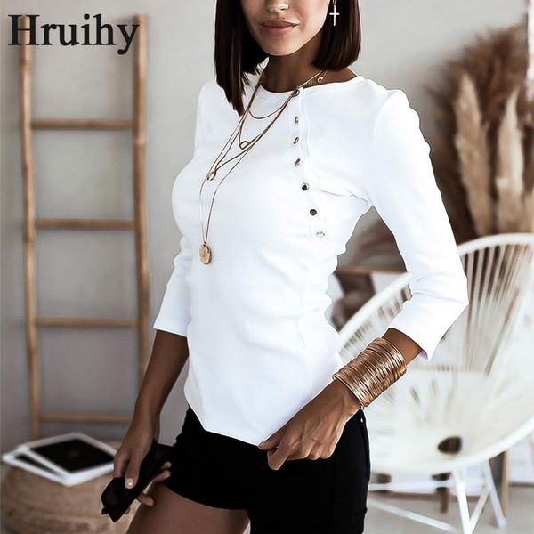 women's blouses & shirts women and bloues solid casual long sleeve o neck button decorated for office lady autumn winter, White
women's blouses & shirts women and bloues solid casual long sleeve o neck button decorated for office lady autumn winter, White