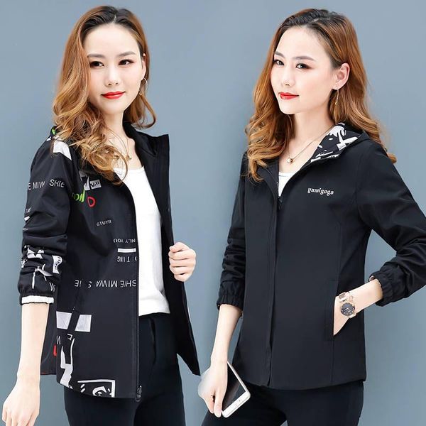 women's jackets 2021 summer causal windbreaker basic coats sweater zipper lightweight bomber famale hooded, Black;brown
women's jackets 2021 summer causal windbreaker basic coats sweater zipper lightweight bomber famale hooded, Black;brown
