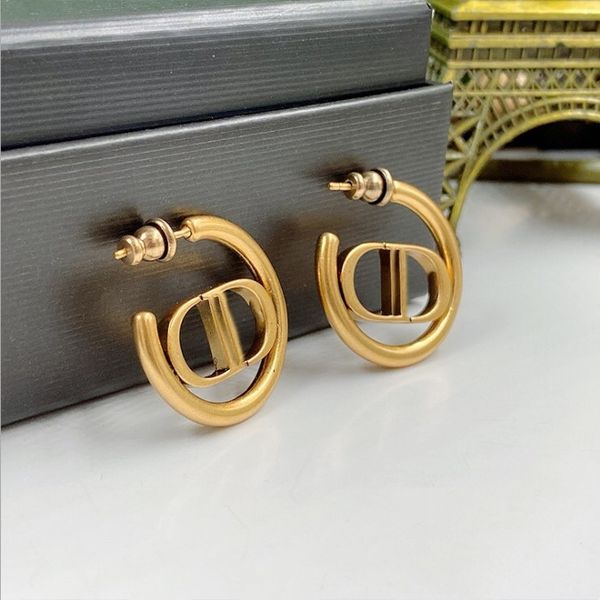 2020 internet celebrity earrings of the same style d home letters do old gold pigment circle earrings women's fashion earrings, Golden
2020 internet celebrity earrings of the same style d home letters do old gold pigment circle earrings women's fashion earrings, Golden