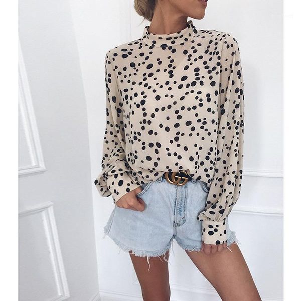 women blouse summer of 2020 new restoring ancient ways hepburn dot printing collar long sleeve loose women blouse 20201, White
women blouse summer of 2020 new restoring ancient ways hepburn dot printing collar long sleeve loose women blouse 20201, White