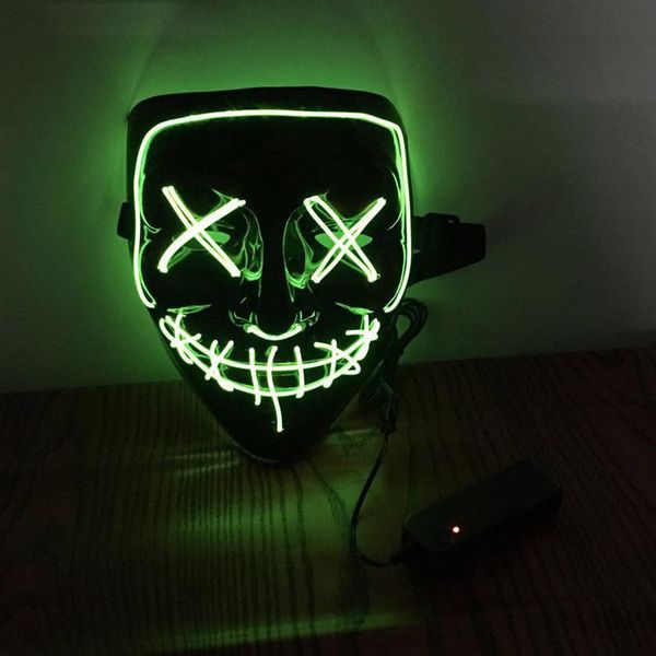 Ghost Step Dance Halloween Death Night Glow Mask