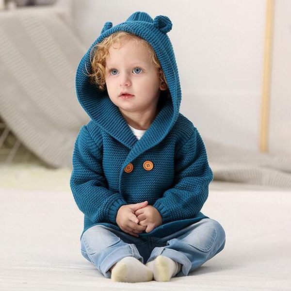 2020 new autumn baby boys girls knitted cardigan jackets winter infant baby kids sweaters long sleeve hooded coat kids clothing, Blue
2020 new autumn baby boys girls knitted cardigan jackets winter infant baby kids sweaters long sleeve hooded coat kids clothing, Blue
