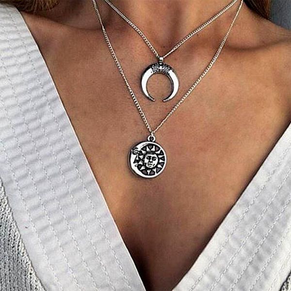pendant necklaces silver color moon sun statement chain neckalce for women 2021 fashion jewelry accessories gift wholesale
pendant necklaces silver color moon sun statement chain neckalce for women 2021 fashion jewelry accessories gift wholesale