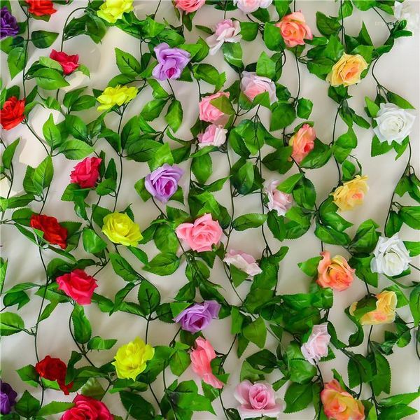 silk artificial rose vine leaves garland romantic wedding home decoration rattan fake plants hanging flowers for wall decorati1
silk artificial rose vine leaves garland romantic wedding home decoration rattan fake plants hanging flowers for wall decorati1