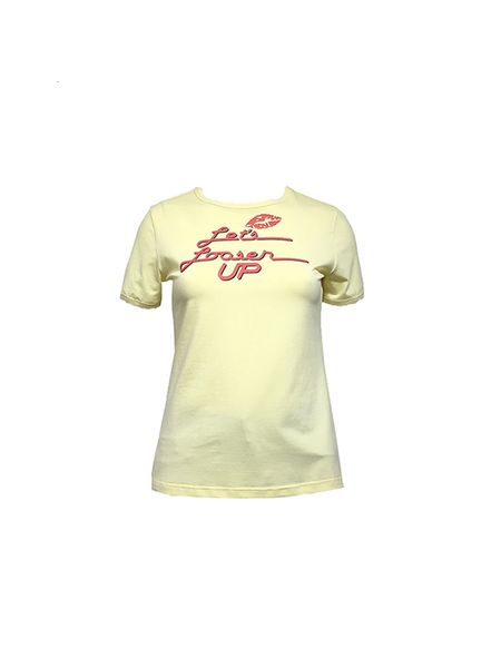 2021 new vintage red lip printed contrast light yellow t shirt streetwear the neck short cotton female tshirt 0erl, White
2021 new vintage red lip printed contrast light yellow t shirt streetwear the neck short cotton female tshirt 0erl, White