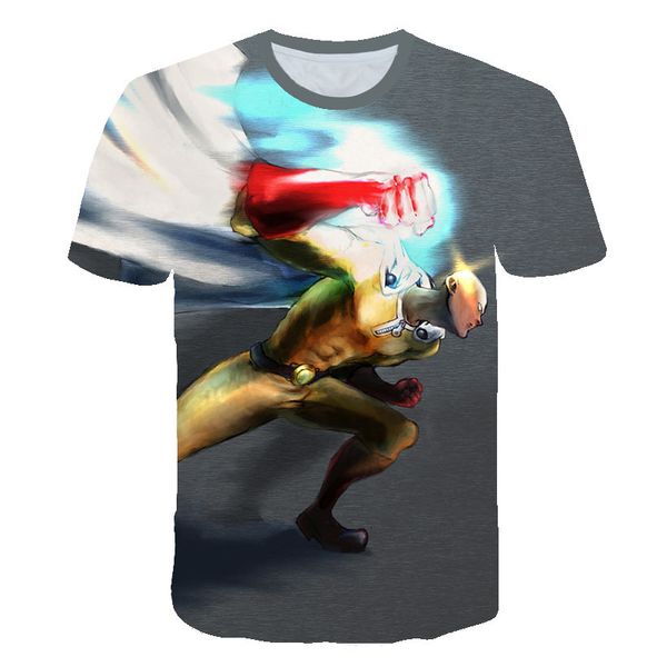 new cute anime one punch man pullover 3d print shirts humor kawaii plus size men clothing