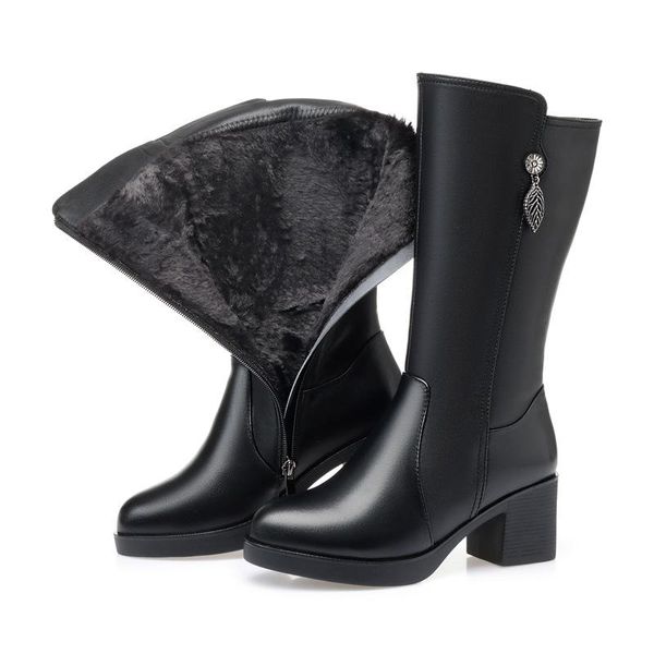 2020 новая зима высокие сапоги из натуральной кожи черный boots комфорт теплый плюшевые / шерсть снег толстые высоких каблуках женщин, Black
2020 новая зима высокие сапоги из натуральной кожи черный boots комфорт теплый плюшевые / шерсть снег толстые высоких каблуках женщин, Black