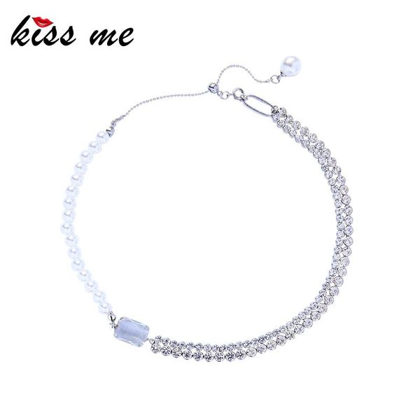 chokers kissme unique acrylic pearl crystal splicing chains choker necklaces for women geometric glass pendant necklace fashion jewelry, Golden;silver
chokers kissme unique acrylic pearl crystal splicing chains choker necklaces for women geometric glass pendant necklace fashion jewelry, Golden;silver