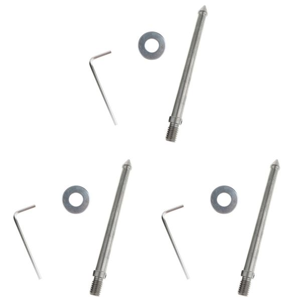 3pack из нержавеющей стали 3/8 \ «\» замена резьбы штатива шипы для benro gizto manfrotto штатив монопод 12см, серебро
3pack из нержавеющей стали 3/8 \ «\» замена резьбы штатива шипы для benro gizto manfrotto штатив монопод 12см, серебро
