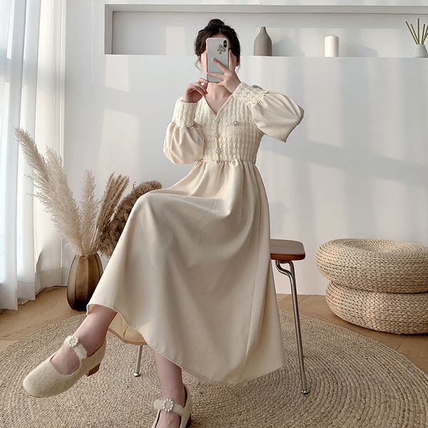 2021 new dressed in solid french style cleavage v puff medium length dress empire button the line autumn jtf7, Black;gray
2021 new dressed in solid french style cleavage v puff medium length dress empire button the line autumn jtf7, Black;gray