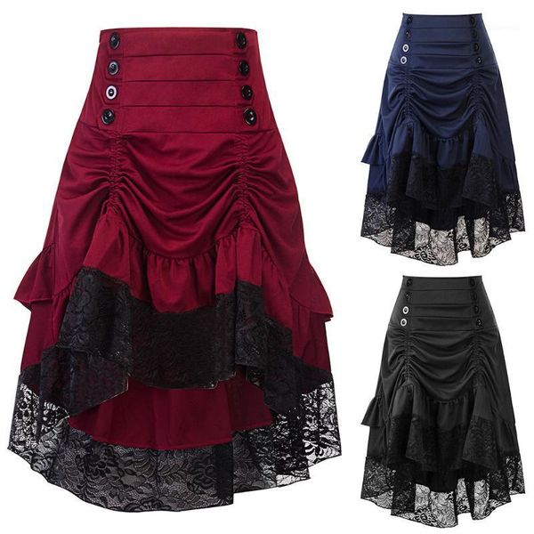 ladies skirt christmas autumn and winter button design irregular cut retro stitching lace bag hip button skirt1, Black
ladies skirt christmas autumn and winter button design irregular cut retro stitching lace bag hip button skirt1, Black