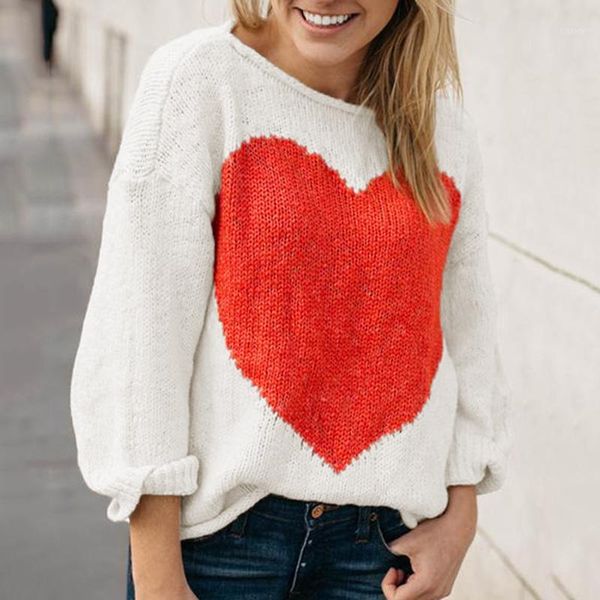 2019 winter love heart sweater women long sleeve loose gray white knitted pullover female soft warm autumn casual jumper1, White;black
2019 winter love heart sweater women long sleeve loose gray white knitted pullover female soft warm autumn casual jumper1, White;black