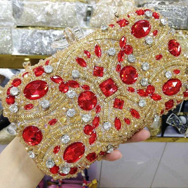 evening bags red/white rhinestone crystal clutch wedding purse gold beaded party clutches handbags mini shoulder bags1
evening bags red/white rhinestone crystal clutch wedding purse gold beaded party clutches handbags mini shoulder bags1