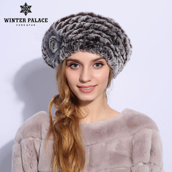berets 2021 100% genuine knitted rex fur hat winter lady floral cap female headgear women beanies hats h-725, Blue;gray
berets 2021 100% genuine knitted rex fur hat winter lady floral cap female headgear women beanies hats h-725, Blue;gray