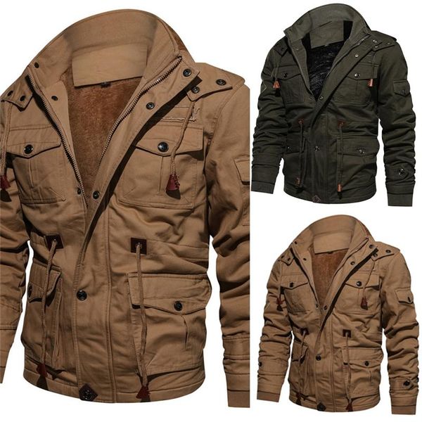 men's down & parkas winter mens casual thick warm bomber jacket outwear fleece hooded multi-pocket tactical jackets overcoat, Black
men's down & parkas winter mens casual thick warm bomber jacket outwear fleece hooded multi-pocket tactical jackets overcoat, Black