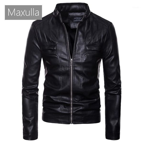 men's fur & faux maxulla men's leather jackets casual mens motorcycle coats man slim outerwear windbreaker biker clothing1, Black
men's fur & faux maxulla men's leather jackets casual mens motorcycle coats man slim outerwear windbreaker biker clothing1, Black