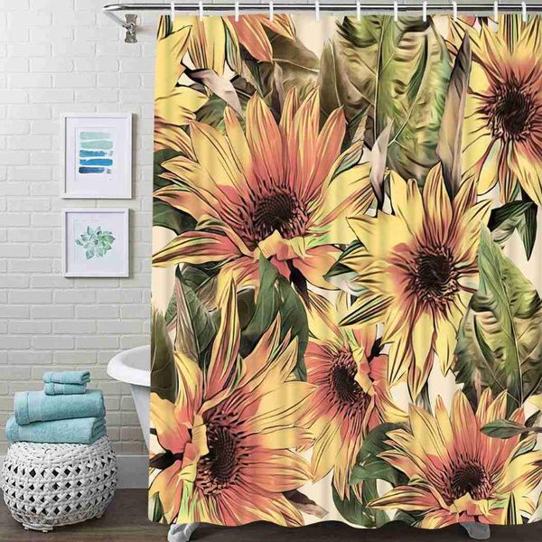 shower curtains sunflower curtain autumn watercolor waterproof fabric for bathroom decor set with hooks
shower curtains sunflower curtain autumn watercolor waterproof fabric for bathroom decor set with hooks