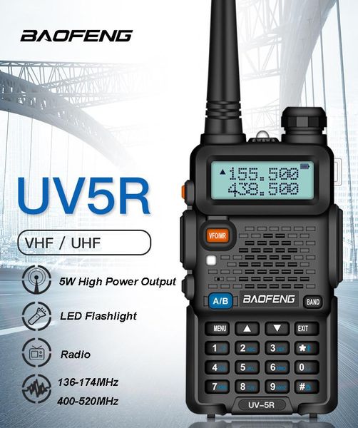 walkie talkie baofeng uv-5r dual band cb radio transceiver version 520mhz two way with pearphone
walkie talkie baofeng uv-5r dual band cb radio transceiver version 520mhz two way with pearphone