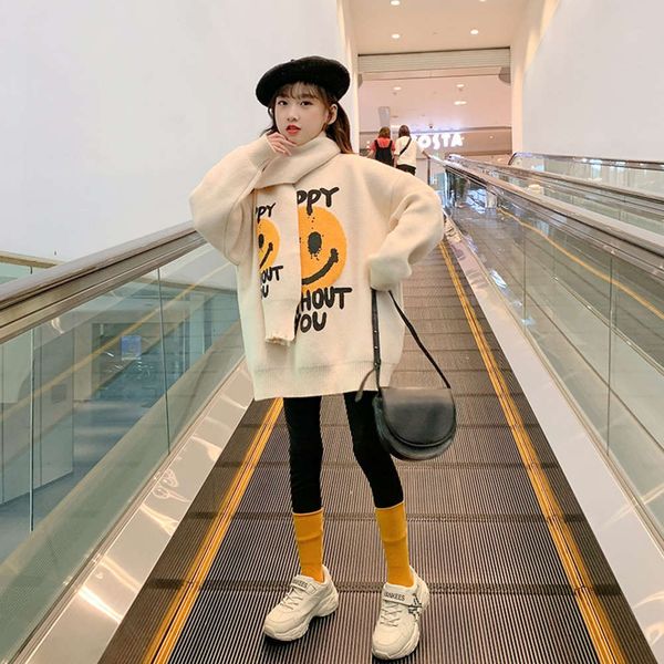clothing girls' sweater pullover autumn winter new korean relaxed medium and large children's thickened t-shirt in 2020, Blue
clothing girls' sweater pullover autumn winter new korean relaxed medium and large children's thickened t-shirt in 2020, Blue