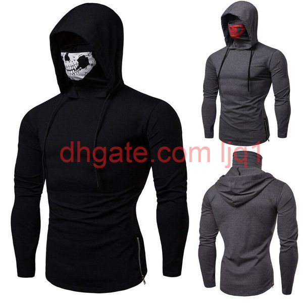 fashion men's mask skull hooded pullover sweater hoodies sweatshirt jumper, Black
fashion men's mask skull hooded pullover sweater hoodies sweatshirt jumper, Black