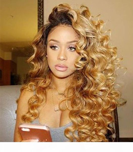 two tone human hair bundles ombre loose deep wave human hair extensions #1b 27 ombre brown blonde indian virgin hair double wefts, Black;brown 
two tone human hair bundles ombre loose deep wave human hair extensions #1b 27 ombre brown blonde indian virgin hair double wefts, Black;brown