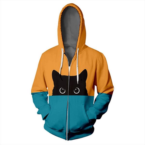 wamni любопытный black cat zipper hoodie оранжевый зеленый сращивания цвет печати женщина 3d hooded hip hop киска молнии толстовка
wamni любопытный black cat zipper hoodie оранжевый зеленый сращивания цвет печати женщина 3d hooded hip hop киска молнии толстовка