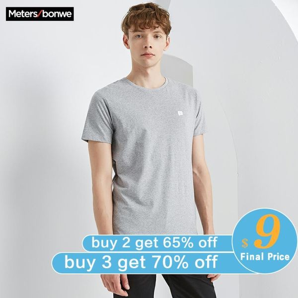 metersbonwe men's t-shirt for male chic summer short sleeves fashion simple round neck solid color men q1105, White;black
metersbonwe men's t-shirt for male chic summer short sleeves fashion simple round neck solid color men q1105, White;black