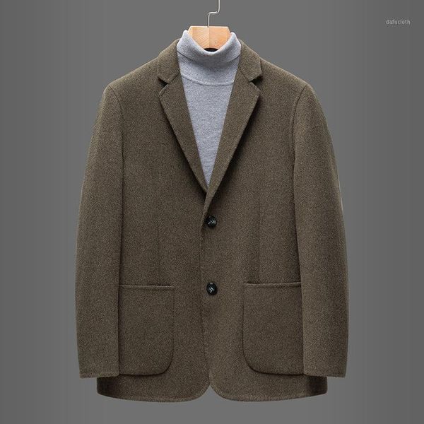 spring and autumn 2020 young and middle-aged men's business leisure double-sided nylon woolen coat1, Black
spring and autumn 2020 young and middle-aged men's business leisure double-sided nylon woolen coat1, Black