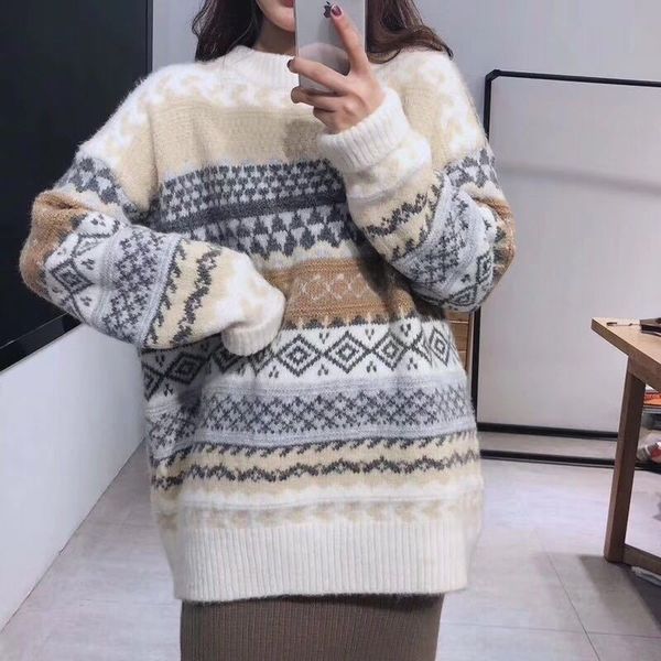 wneud round long pullover women's autumn and winter 2020 new korean style loose hong coat outer wear pullover kong style neck sleeve co, White;black
wneud round long pullover women's autumn and winter 2020 new korean style loose hong coat outer wear pullover kong style neck sleeve co, White;black