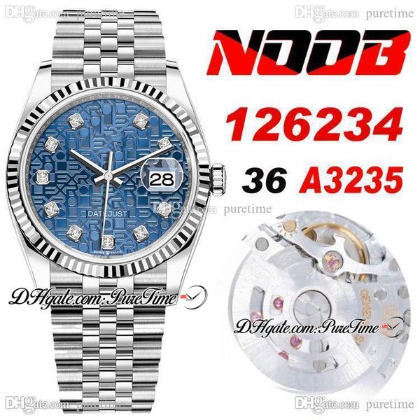 2021 n 36 126234 date a3235 automatic womens mens watch blue logo dial diamonds markers edition ss bracelet new puretime a01, Slivery;brown
2021 n 36 126234 date a3235 automatic womens mens watch blue logo dial diamonds markers edition ss bracelet new puretime a01, Slivery;brown