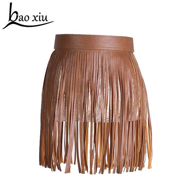 fashion women short skirt faux leather fringed belt tassel belt dress decoration punk cool tide belt accessories y200501, Black;brown
fashion women short skirt faux leather fringed belt tassel belt dress decoration punk cool tide belt accessories y200501, Black;brown