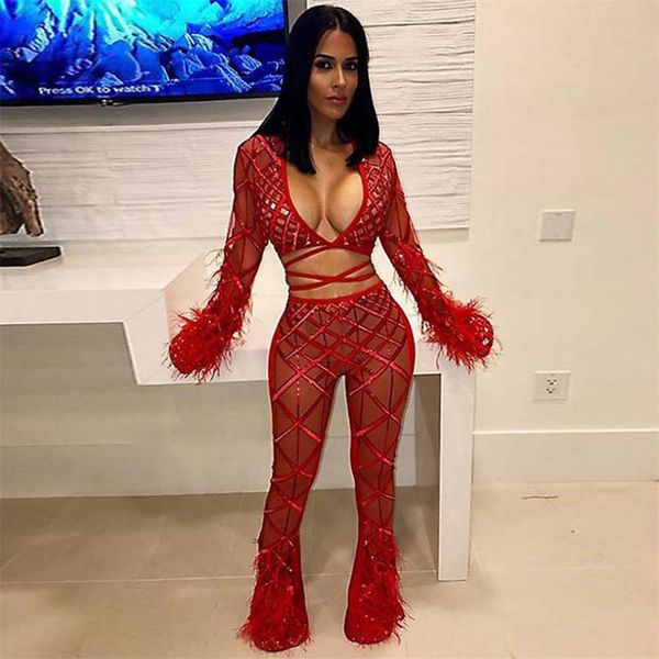 2020 red semi-transparent two parts set mangoes long pants trajes feathers dressed band factory sell directly 0saj, Black;white
2020 red semi-transparent two parts set mangoes long pants trajes feathers dressed band factory sell directly 0saj, Black;white