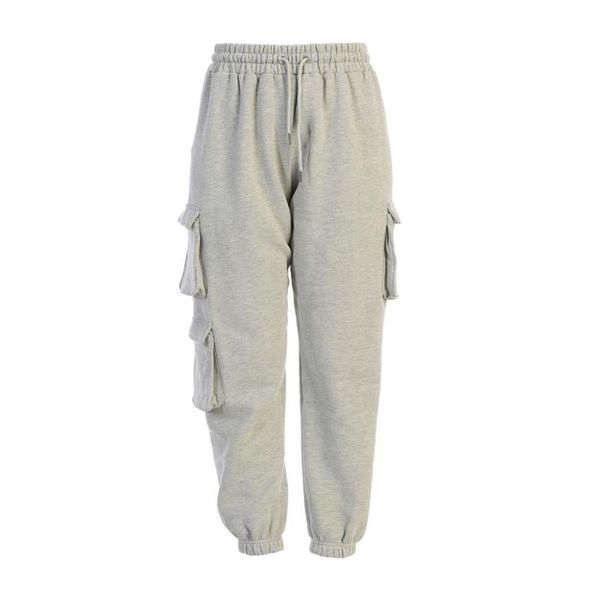 new women solid color sweatpants casual high elastic waist drawstring loose fit jogger pants trousers with pockets, Black;white
new women solid color sweatpants casual high elastic waist drawstring loose fit jogger pants trousers with pockets, Black;white