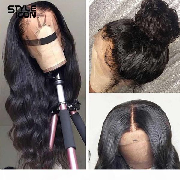 360 lace frontal wig brazilian 13x4 body wave lace front human hair wig 30 inches body wave wigs for black women 180% density, Black;brown
360 lace frontal wig brazilian 13x4 body wave lace front human hair wig 30 inches body wave wigs for black women 180% density, Black;brown