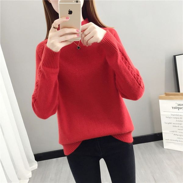 women's wear sweater autumn winter 2020 new half high collar twist slim knit bottoming shirt fashionable and versatile solid color wome, White;black
women's wear sweater autumn winter 2020 new half high collar twist slim knit bottoming shirt fashionable and versatile solid color wome, White;black