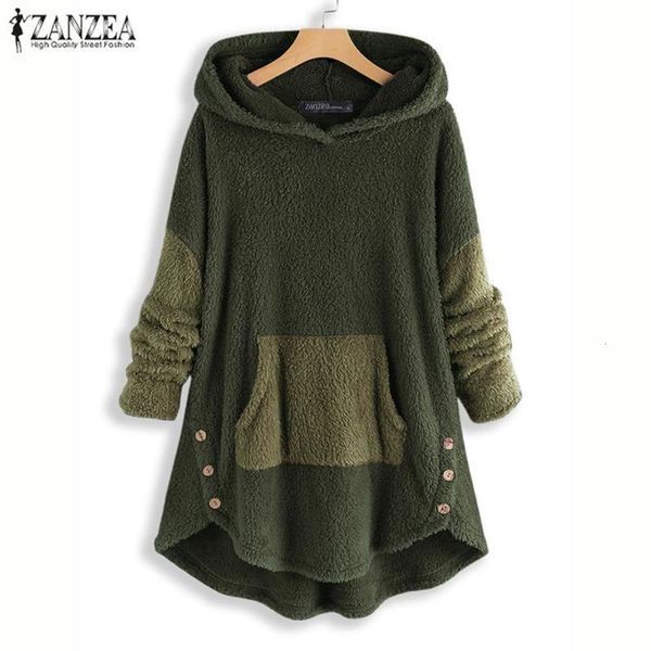 zanzea women hoodies sweatshirt winter long sleeve plush fluffy jumper pull femme autumn hooded fleece pullover blusas plus size
zanzea women hoodies sweatshirt winter long sleeve plush fluffy jumper pull femme autumn hooded fleece pullover blusas plus size