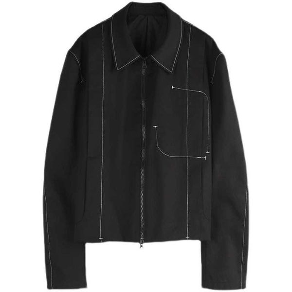 men's jackets / postarchivefaction paf2. 0 black bright line silhouette casual loose jacket, Black;brown
men's jackets / postarchivefaction paf2. 0 black bright line silhouette casual loose jacket, Black;brown