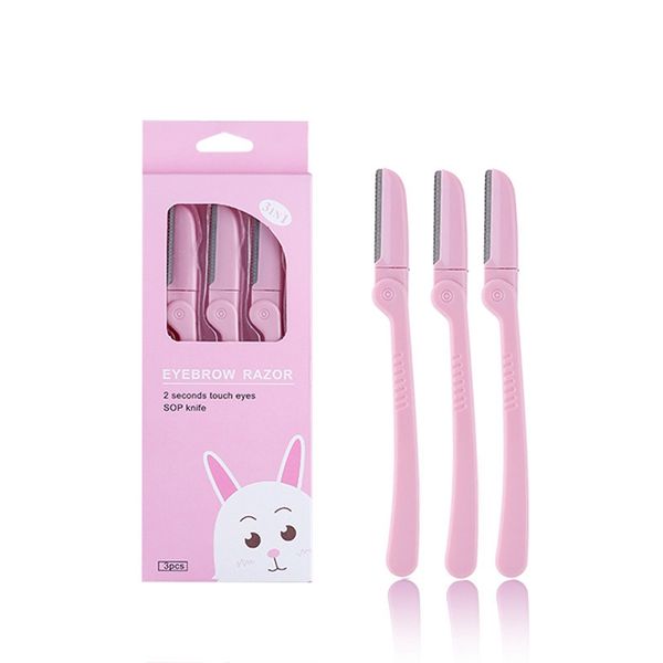 3pcs/set pink facial eyebrow trimmer armpit hair razor beauty face eye brow shaper shaver stainless steel blades makeup tools 0196
3pcs/set pink facial eyebrow trimmer armpit hair razor beauty face eye brow shaper shaver stainless steel blades makeup tools 0196