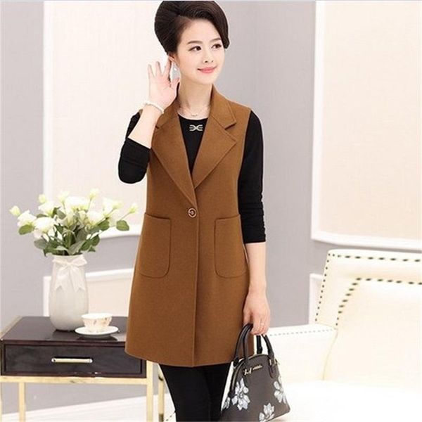 middle-aged women's spring and autumn big yards long section vest jacket fashion simple and elegant waistcoat jq861, Black;white
middle-aged women's spring and autumn big yards long section vest jacket fashion simple and elegant waistcoat jq861, Black;white