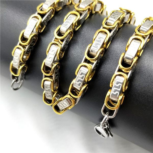 necklace men's bicycle chain on hand black 2021 stainless steel chain metal mens necklace of large men's wrist, Silver
necklace men's bicycle chain on hand black 2021 stainless steel chain metal mens necklace of large men's wrist, Silver