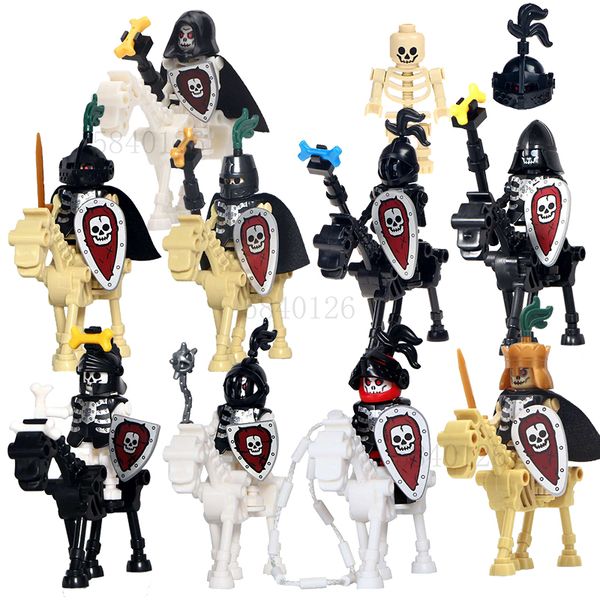 middle ages undead skeleton building blocks horse action figure dragon knight kids toys for children bricks
middle ages undead skeleton building blocks horse action figure dragon knight kids toys for children bricks