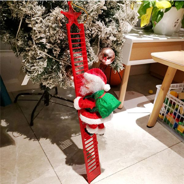2021 stairs christmas tree ornament electric stair climbing santa claus with face mask hangings gift outdoor xmas decorations f110704
2021 stairs christmas tree ornament electric stair climbing santa claus with face mask hangings gift outdoor xmas decorations f110704
