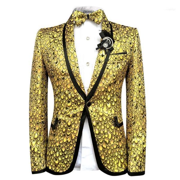 cloudstyle 2017 men blazer suits bright scales gold suit performance tuxedo party prom wedding costume homme slim fit11, White;black
cloudstyle 2017 men blazer suits bright scales gold suit performance tuxedo party prom wedding costume homme slim fit11, White;black