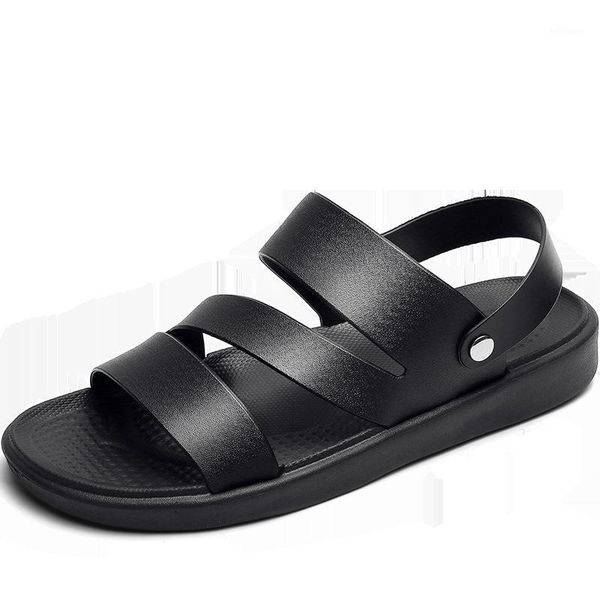 2020 summer new men's sandals casual sandals liang chuan l rome and slippers1, Black
2020 summer new men's sandals casual sandals liang chuan l rome and slippers1, Black
