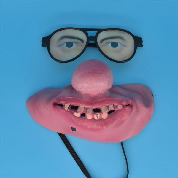 scary fun horrible mask joke glasses party halloween fool's day clown latex mask cosplay costume half face masks man children
scary fun horrible mask joke glasses party halloween fool's day clown latex mask cosplay costume half face masks man children