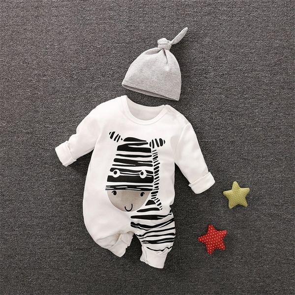 patpat playful zebra long sleeve cotton 2pcs baby girls clothes jumpsuit in white with hat for baby newborn outfits set y200323
patpat playful zebra long sleeve cotton 2pcs baby girls clothes jumpsuit in white with hat for baby newborn outfits set y200323